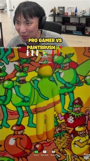 Pro Gamer vs. Paintbrush