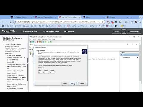 6.2.5 Configuring a DHCP Server on Windows 🌐