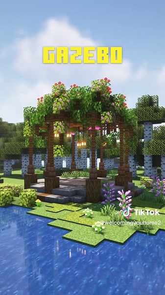 🍄 minecraft cottage core build ideas! #minecraft #minecraftbuilding #minecraftbuildingideas #minecrafthacks