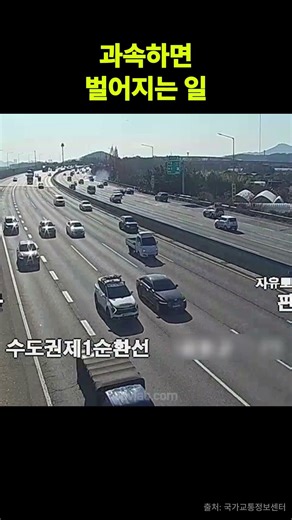 1차로에서 5차로까지 순식간에... 과속의 무서운 최후 | Spinning Out of Control | #고속도로 #안전운전 #단독사고 #아반떼N