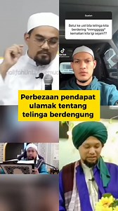 50K views · 685 reactions | Perbezaan pendapat tentang telinga berdengung #UstazSyakirNasoha #ustazadnin #ustazmuhaizad #syeikhnazrulnasir | Ar Rayyan Channel | Facebook