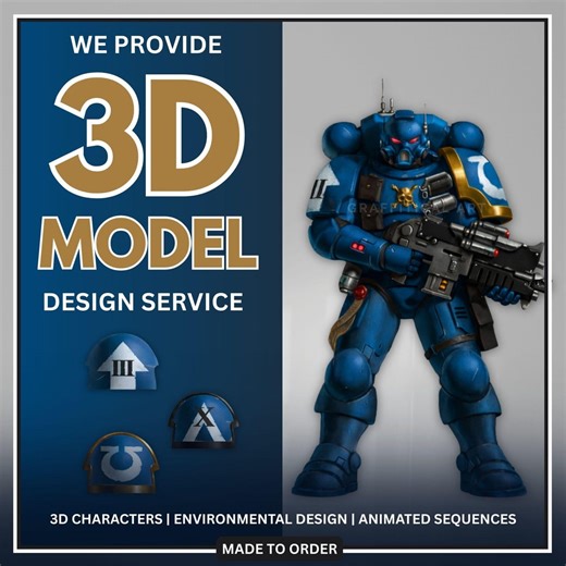 Custom STL File Service , 2D Image to 3D Model Conversion , STL OBJ 3MF File Creation for 3D Printing , Hire 3D Artist - Etsy