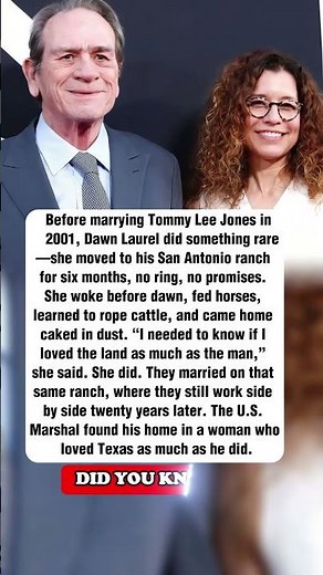 Tommy Lee Jones' Wife Chose the Ranch Over the Ring