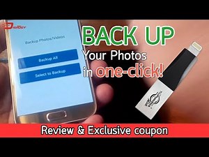 Back Up Your Photos (in 1 Click) with The PhotoStick Mobile 2019