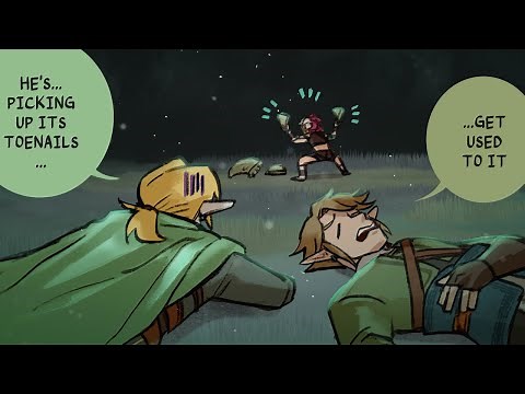 TotK Link flexes on Time and Twilight Link