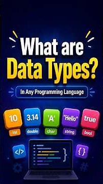 What are Data Types? | Programming Basics Explained 🚀| #programming #shorts #viral