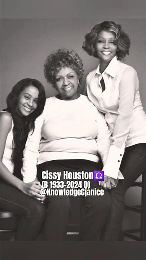 🕊Celebrity Deaths... Whitney Houston Mother Singer Cissy Houston R.I.P