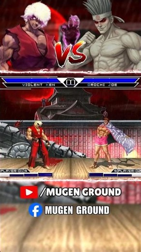 Violent Ken vs Orochi Joe | KOF MUGEN