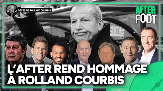 L'équipe de l'After Foot rend hommage à ROLLAND COURBIS