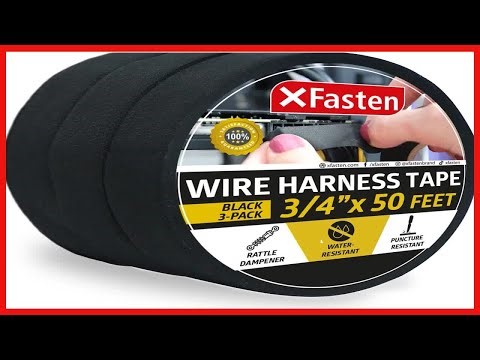 High Temp Wire Harness Automotive Cloth Tape Durable, Sound Dampening, and Easy to Use