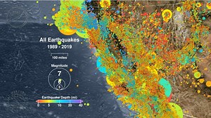 Every California Earthquake of the Last 30 Years