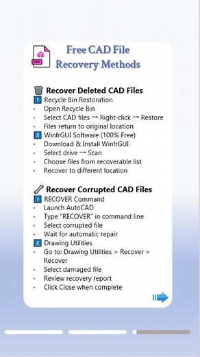 How to Recover Deleted or Lost CAD Files on Windows#cad #filerecovery