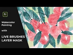 Adobe Fresco - Watercolor Illustration using Layer Mask