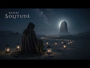 DESERT SOLITUDE | Soothing Ambient Music for Deep Focus - Ethereal Meditative Relaxation Soundscape