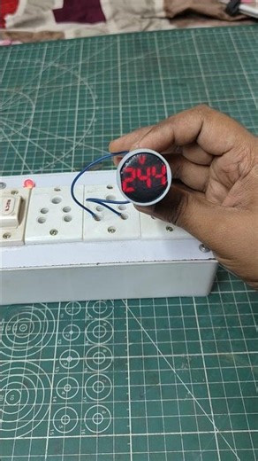 How to Use AD16-22DSV AC Voltmeter Indicator! ⚡#shorts #voltmeter #diy