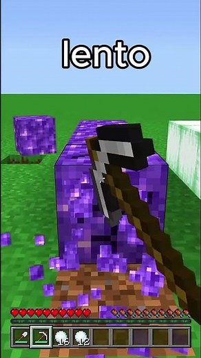 Which block will break the fastest? #minecraft