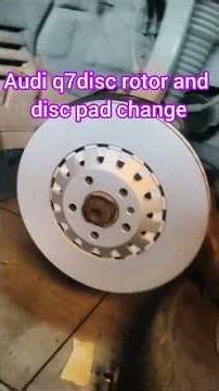 #audi q7 disc rotor and disc pad change#trending#engine#mechanic#mechanical