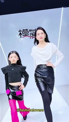 ​Mini-Me, Mega Style: A Look for Every Generation.#fashiontrends #fashion #model