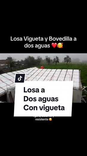 Losa a Dos Aguas con Vigueta y Bovedilla: Proyecto Ideal