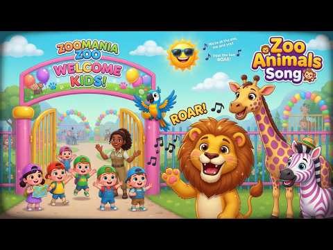 Zoo Animals Song for Kids 🦁 Zookeeper Song Ki
