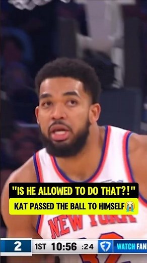 KAT threw a pass TO HIMSELF😭