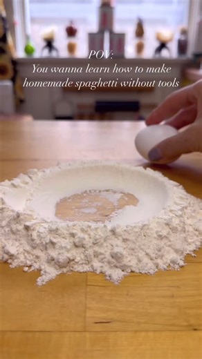 113K views · 34K reactions | Join the pasta club 﫶 No *pasta* tools kneaded  One serving of tagliolini… 1/2 cup [90g] 00 flour + 1 large egg Follow for pasta making for beginners  and find the link to preorder my brand new pasta making cookbook in my bio :) — #pasta #pastalover #foodlover #foodie #pastamaking #homemade #easydinners #simplerecipe #pastarecipe #pastatips #asmr #spaghetti #tagliolini | Buona Pasta Club | Facebook