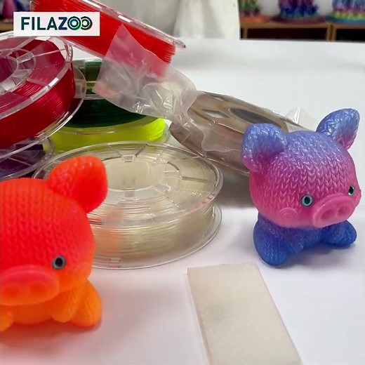 PLA Transparent Filament – 3D Printing Process & Final Result #showcase #3dprinting #toys #diy