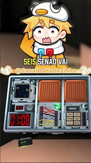 The little potato doesn't know how to disarm a bomb 😅