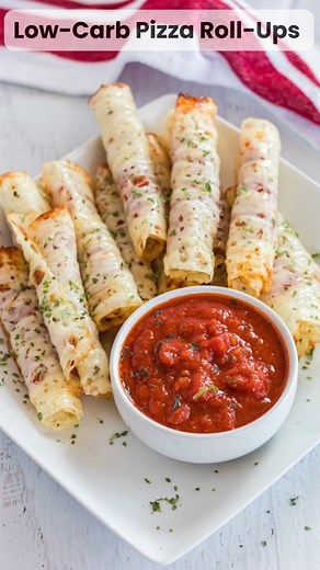 14K views · 102 reactions | Craving pizza on your low-carb journey? Say hello to these irresistible keto pizza roll-ups! ✨ With just two ingredients, mozzarella cheese and pepperoni, you can whip up these easy and delicious snacks. Customize them with your favorite toppings and conquer those pizza cravings! #lowcarbideas #pizzalover #lowcarboptions #lowcarbpizza #hip2keto | Hip2Keto | Facebook