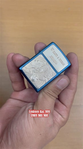 Emblem Bạc 999 #fyb #zippo #zippolama #zippochinhhang #dupont #givenchy #swissmade #valentino