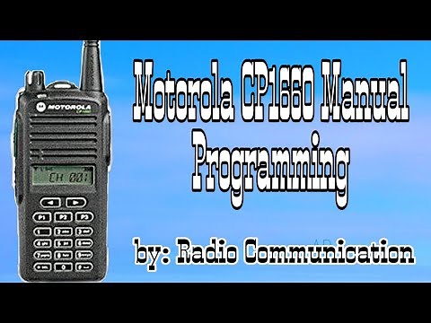 CP1660 Manual Programming|Cp1660 radio