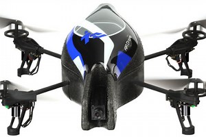 AR Drone augmented reality game with iPhone controlled flying camera wows CES