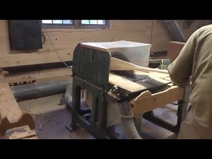 The Making Of A Shaw & Tenney Handmade Wooden Canoe Paddle - Rough Shaping