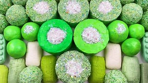 Clay cracking 💚 Cutting soap cubes 💚Crushing soap balls | Satisfying Video