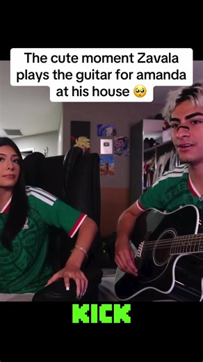 The cute moment Zavala plays the guitar for Amanda at his house 🥺 #zavala #zavalahimself #amandasolis #fyp #viral