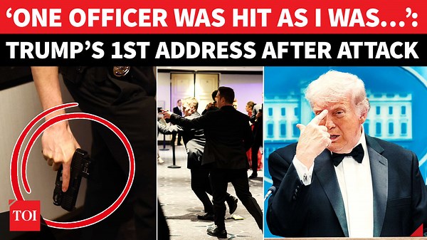 Trump’s first address after chilling 'assassination attempt' at Washington Hilton