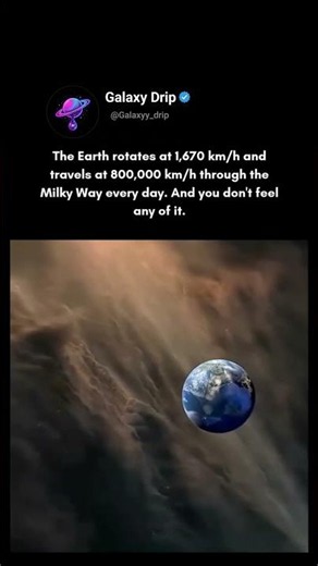 You're Moving at 800,000 km/h Right Now 🤯 #shorts #space #universe #earth #earthrotation #didyouknow