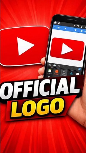 I Make Youtube logo 🔴#shorts #pixellab #youtubelogo