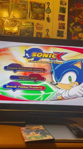 SONIC X CHAOS EMERALD CHAOS FULL DVD MAIN MENU (I DON’T OWN ANY COPYRIGHT I JUST DO THIS FOR FUN)