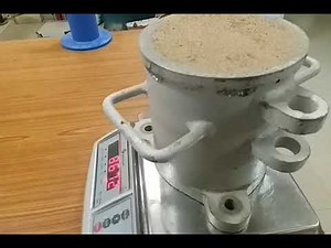 Relative Density Test by Vibrating Table