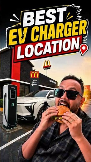Don’t Miss This EV Charger on Your Nainital Road Trip in EV! 🍔 #evchargers #evcharging