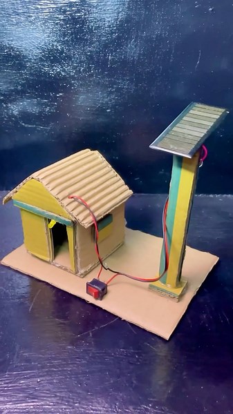 Solar House Science Project Experiment Working Model Item / DIY Solar House Experiment