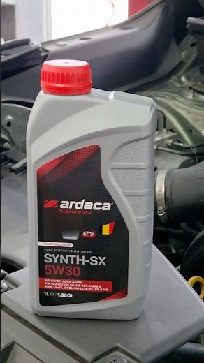 OIL CHANGING THE SUBARU FORESTER WITH ARDECA SYNTH-SX 5W-30