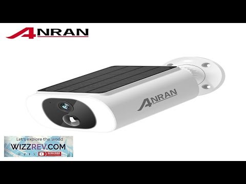 ANRAN 2K Solar Security Camera 3 5MP Outdoor Wireless 2.4G WIFI Camera Battery