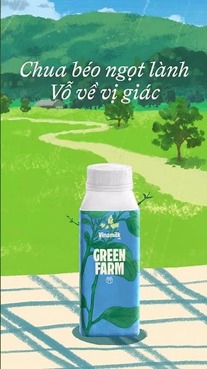 Lần đầu tiên, sữa chua uống lên men từ 6 chủng men & lợi khuẩn châu Âu - Vinamilk Green Farm