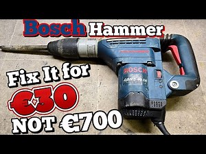 Don't dump your Bosch hammer if they stop working. Fix them up for only €30.