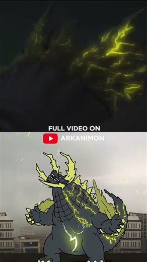 Raksasa halilintar Roar Original vs Animated #kaiju#upinipin #ultramanribut