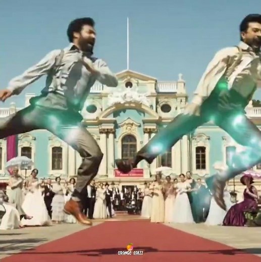 Ramcharan and Junior Ntr Dance Video With Effect // RRR Movie // Nattu Nattu Video Song //