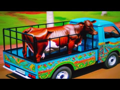Farm Animal transport simulator game play