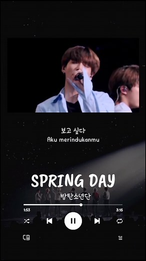Missing Someone: BTS Spring Day Lyrics in Korean and English